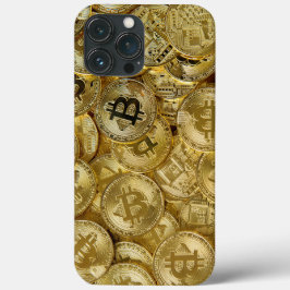 Goud Bitmunt BTC Cryptocurrency Patroon Case-Mate iPhone Case