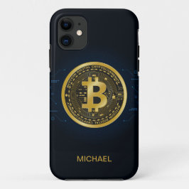 Goud Bitmunt Cryptocurrency - Gepersonaliseerde na Case-Mate iPhone Case
