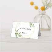 Goud, Bladgroen, Bos Woodland Place Kaarten Plaatskaartje (Achterkant)