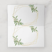 Goud, Bladgroen, Bos Woodland Place Kaarten Plaatskaartje (Binnenkant ongevouwen)