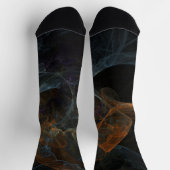 Goud blauw en grijs abstract sokken (Top)