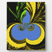 Goud Blauw Fotoplaat (Voorkant)