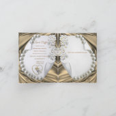 Goud, blauw, Ivoorkust, groene zijde en parels (Binnen)