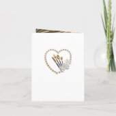 Goud, blauw, Ivoorkust, groene zijde en parels (Achterkant)