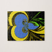 Goud Blauw Legpuzzel (Horizontaal)