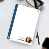 Goud & Blauw, naam en foto bedrijf Post-it® Notes