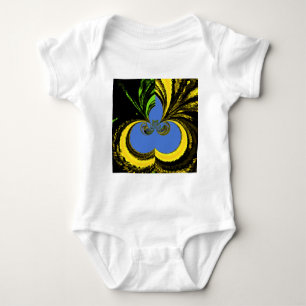 Goud Blauw Romper