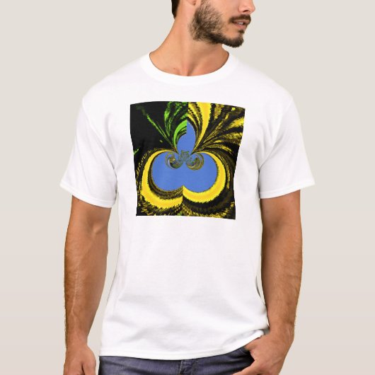 Goud Blauw T-shirt (Voorkant)