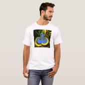 Goud Blauw T-shirt (Voorkant volledig)