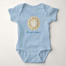 Goud Blauw Tijd Romper