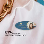 Goud & Blauw, Voeg Bedrijf toe Logo & Medewerker E Naambadge