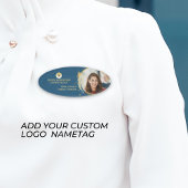 Goud & Blauw, Voeg Bedrijf toe Logo & Medewerker E Naambadge