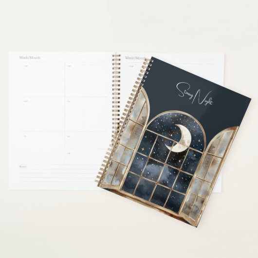 Goud Blauw Zilveren Sterren Planner (Display)