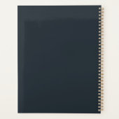 Goud Blauw Zilveren Sterren Planner (Achterkant)