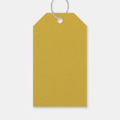 Goud & Blauwe Kleur Monogram Professionele Initiaa Cadeaulabel (Achterkant)