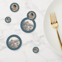 Goud & Blauwe Stip Persoonlijke bruiloft