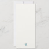 Goud Blauwgroen Onderwater Zee Vis Eerste Heilige  Kaart (Achterkant)