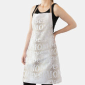 Goud Bloemen Botanisch Modern MAMA | beste MAM ooi Schort (Insitu)