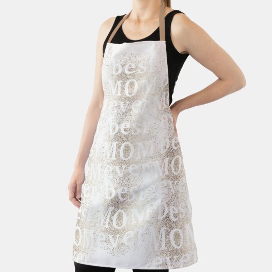 Goud Bloemen Botanisch Modern MAMA | beste MAM ooi Schort (Insitu)