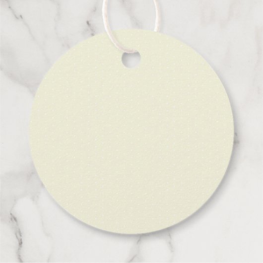 Goud Bloemen Liefde is Zoete Bruiloft Ronde Bedankjes Labels (Achterkant)