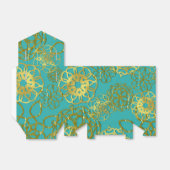 Goud Bloemen Mandalas Bruiloft Vrijgezellenfeest P Bedankdoosjes (Uitgevouwen)