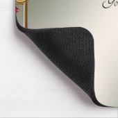 Goud  Bloemen Mousepad Muismat (Hoek)