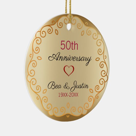 Goud Bloemen Ornament (Rechts)