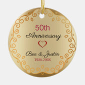 Goud Bloemen Ornament (Voorkant)