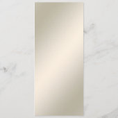 Goud  Bloemenmenu Menu (Achterkant)