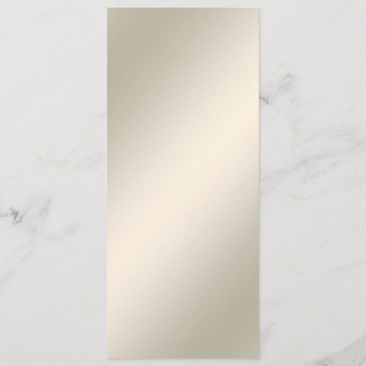 Goud  Bloemenmenu Menu (Achterkant)