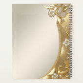 Goud  Bloemenplanner Planner (Achterkant)