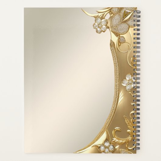 Goud  Bloemenplanner Planner (Achterkant)