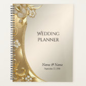 Goud  Bloemenplanner Planner (Voorkant)
