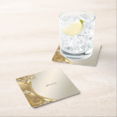 Goud Bloempapier Onderzetter (Insitu)