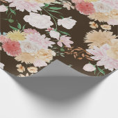 Goud bloemverpakkings papier (Hoek)