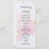 Goud, Blush & Off White Stars trouwprogramma (Achterkant)