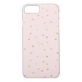 Goud Blush Roze Kleine Harten Case-Mate iPhone Case (Achterkant)