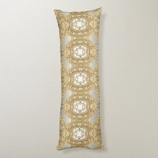 Goud Body Pillow Lichaamskussen (Achterkant (Verticaal))