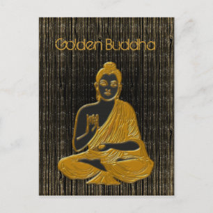 goud Boeddha Briefkaart