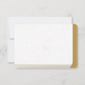 Goud Boek Hoesje Thema Bruiloft RSVP Kaart (Achterkant)