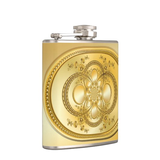 Goud Bord Heupfles (Rechts)