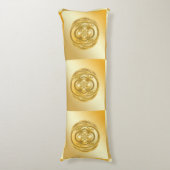 Goud Bord Lichaamskussen (Voorkant Verticaal)