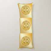 Goud Bord Lichaamskussen (Achterkant (Verticaal))