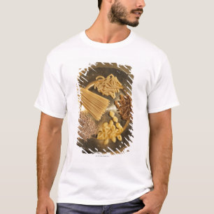 Goud Bord met deegwaren en tarwekorrels T-shirt