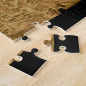 Goud bord met inscriptie van de Fenicus, van Santa Legpuzzel (Zijkant)