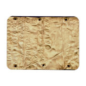 Goud bord met "kort" Etruscan-inscriptie, van Magneet (Horizontaal)