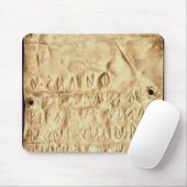 Goud bord met "kort" Etruscan-inscriptie, van Muismat (Met muis)