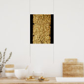 Goud bord met "langdurig" Etruscan-opschrift voor Poster (Keuken)