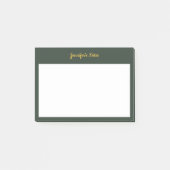 Goud & Bosgroen Post-it® Notes (Voorkant)