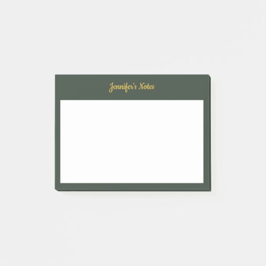 Goud & Bosgroen Post-it® Notes (Voorkant)
